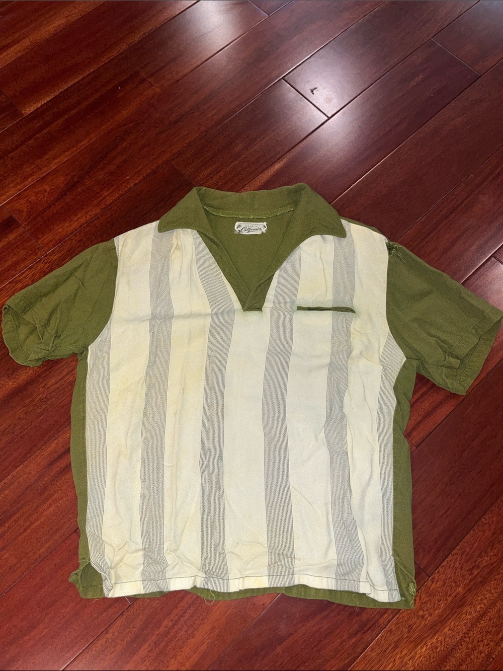 Vtg 60s men’s Havana style top